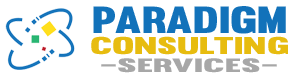 Paradigm Consulting Logo Access Programmers 773-319-7392 jay@paradigmconsultingsvc.com